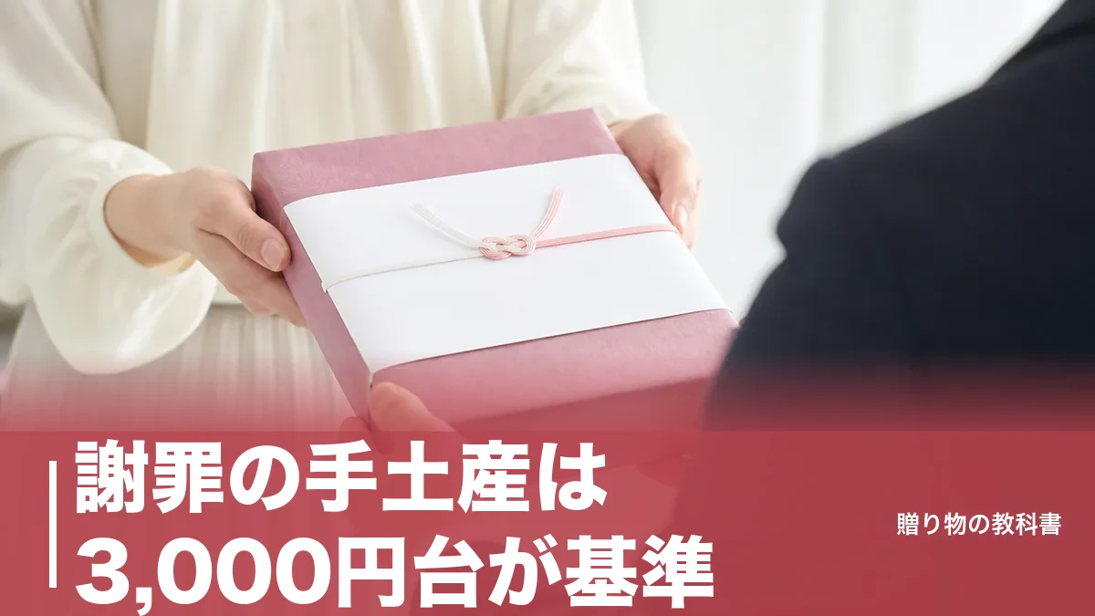 謝罪の手土産は3,000円台が基準|のしなし紅白結び切りと渡す順番で決まる誠意の伝え方のアイキャッチ画像