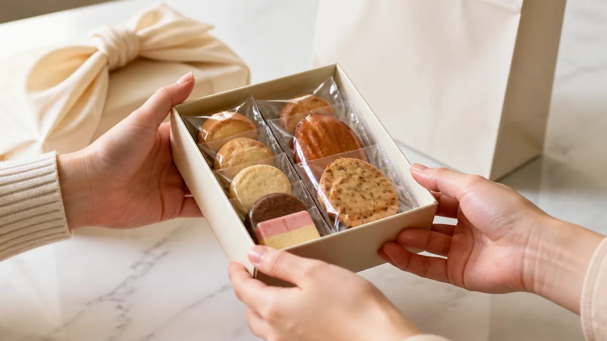 デパ地下のプチギフトお菓子を300円で探すと、答えは税込324円に集まるの解説画像