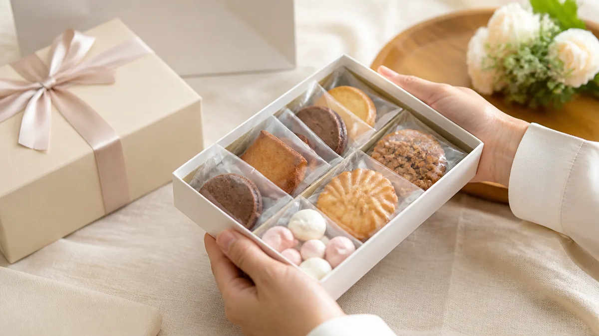 予算を864円まで上げると、「箱で渡す一品」に選択肢が広がるの解説画像