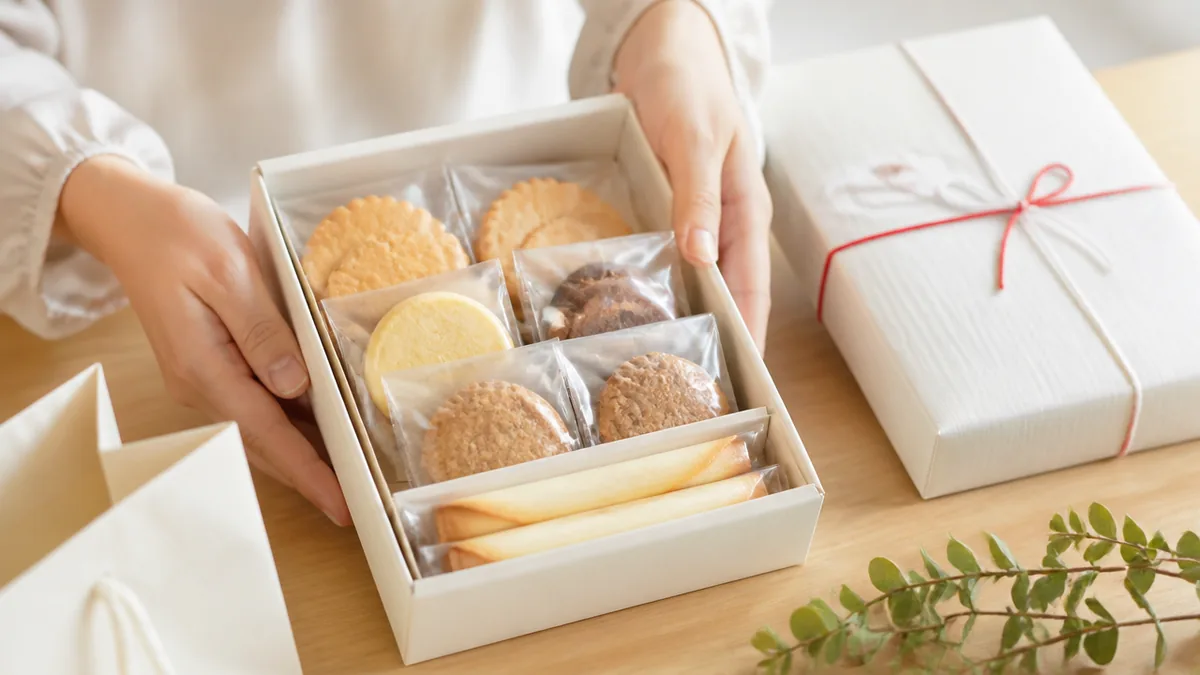 プチギフトのクッキーは税込360円から選べるの解説画像