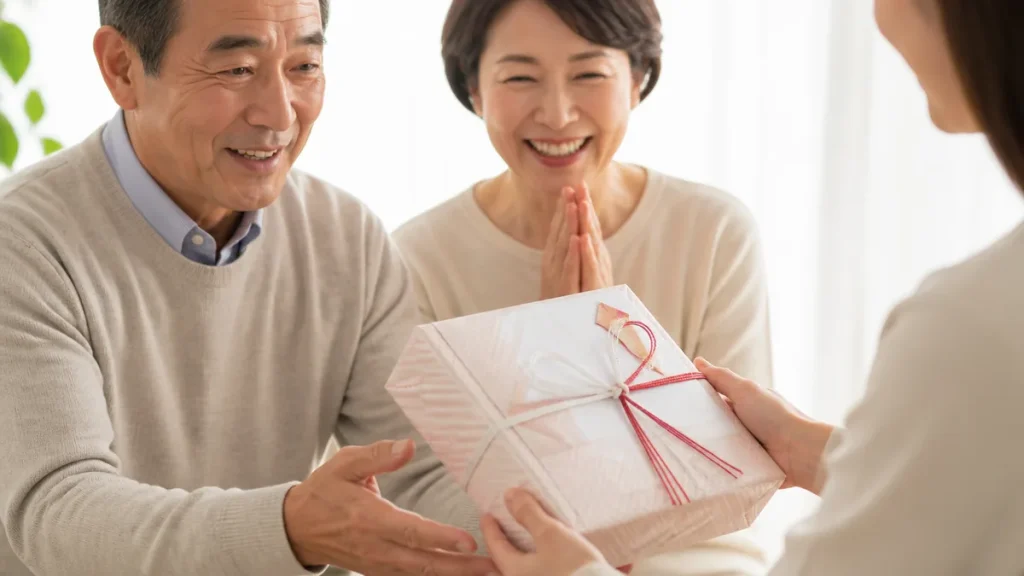 両親への記念品を贈る人は挙式の27.1%｜3,190円から選べる7ジャンルを数字で比較のアイキャッチ画像