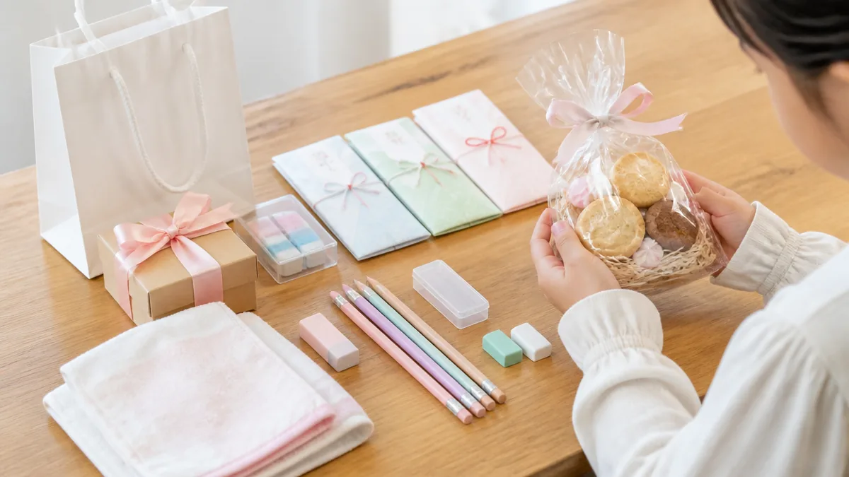 小学生へのプチギフトは77円から792円まで|公式価格で選ぶ文具とお菓子の決め方のアイキャッチ画像