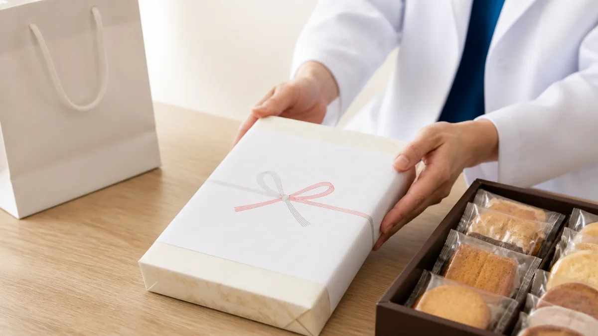 病院の先生にお礼のお菓子として選びやすい定番4品の解説画像